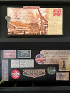 Vintage Key & Message Board | Rustic Entryway Organization Decor