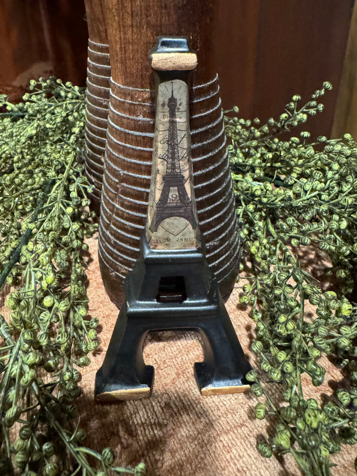 Vintage Eiffel Tower Bottle Opener | Parisian Bar Cart Decor