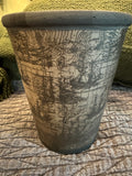 Coastal Ceramic Planter | Aegean-Inspired Rustic Decor | Real Plants OK