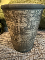 Coastal Ceramic Planter | Aegean-Inspired Rustic Decor | Real Plants OK