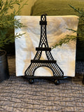 Eiffel Tower Napkin Holder | Black Parisian Kitchen Decor | Upcycled