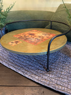 Vintage Sunflower Riser Stand | Rustic Farmhouse Table Decor