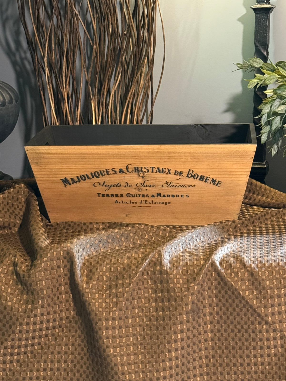 Vintage Fleur Decorative Box | Mail, Books & Plants | Cottagecore Decor