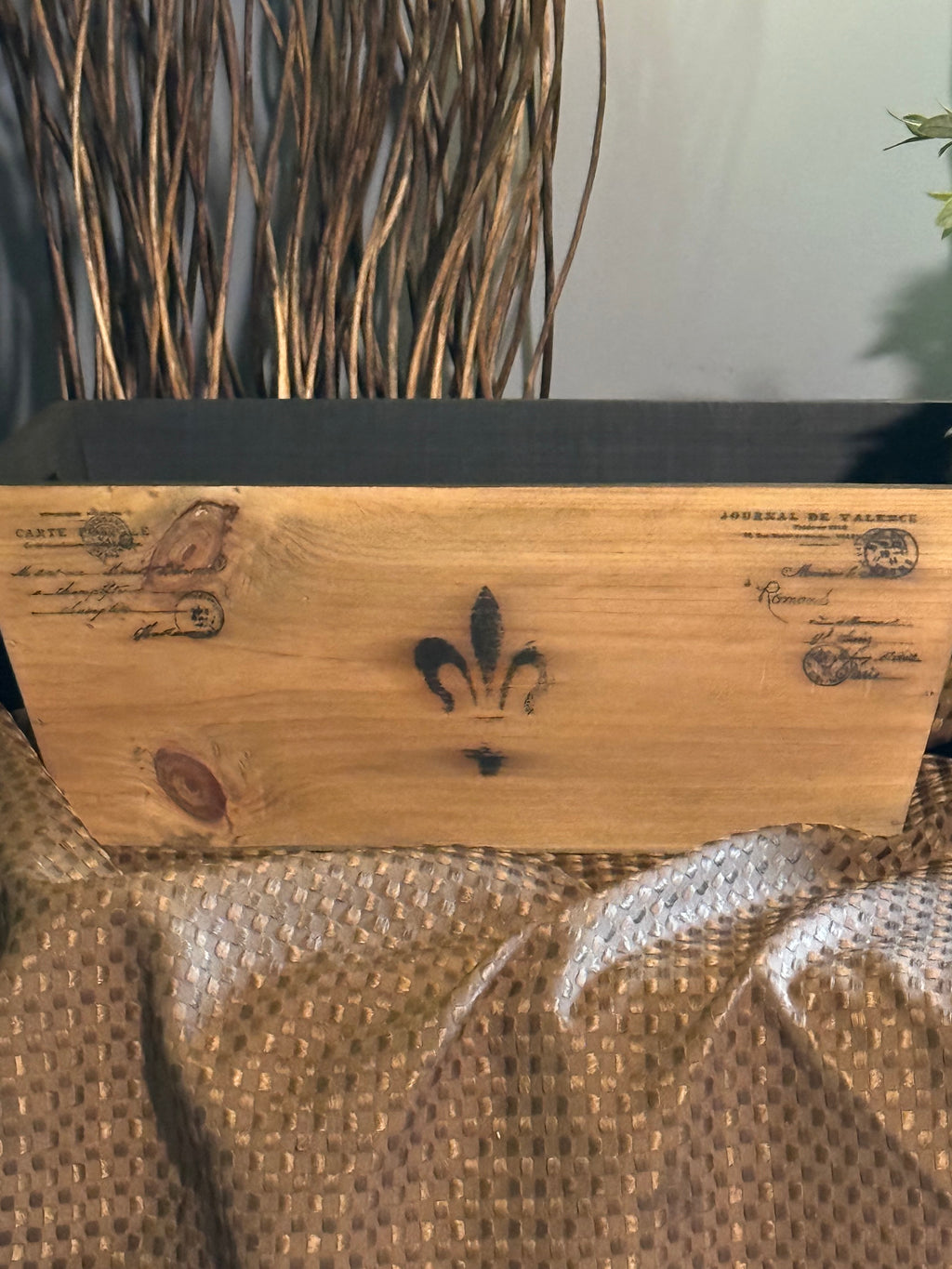 Vintage Fleur Decorative Box | Mail, Books & Plants | Cottagecore Decor