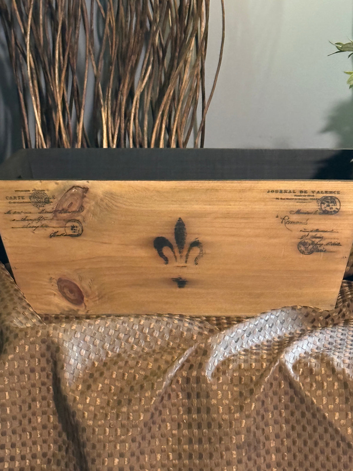 Vintage Fleur Decorative Box | Mail, Books & Plants | Cottagecore Decor