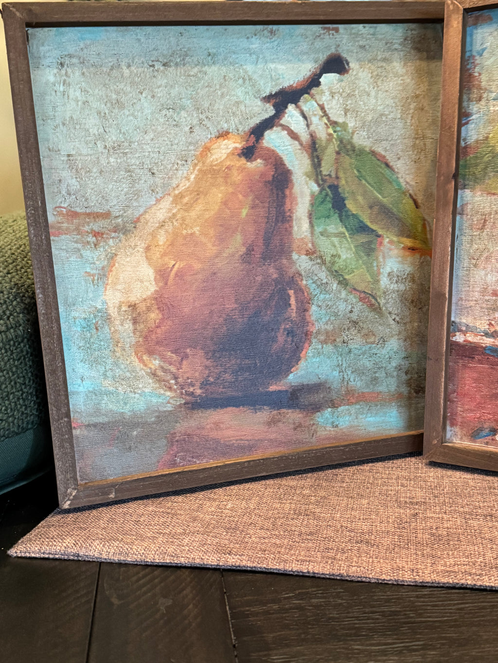 Vintage Fruit Paintings | Rustic Kitchen Wall Art | Sold Separately