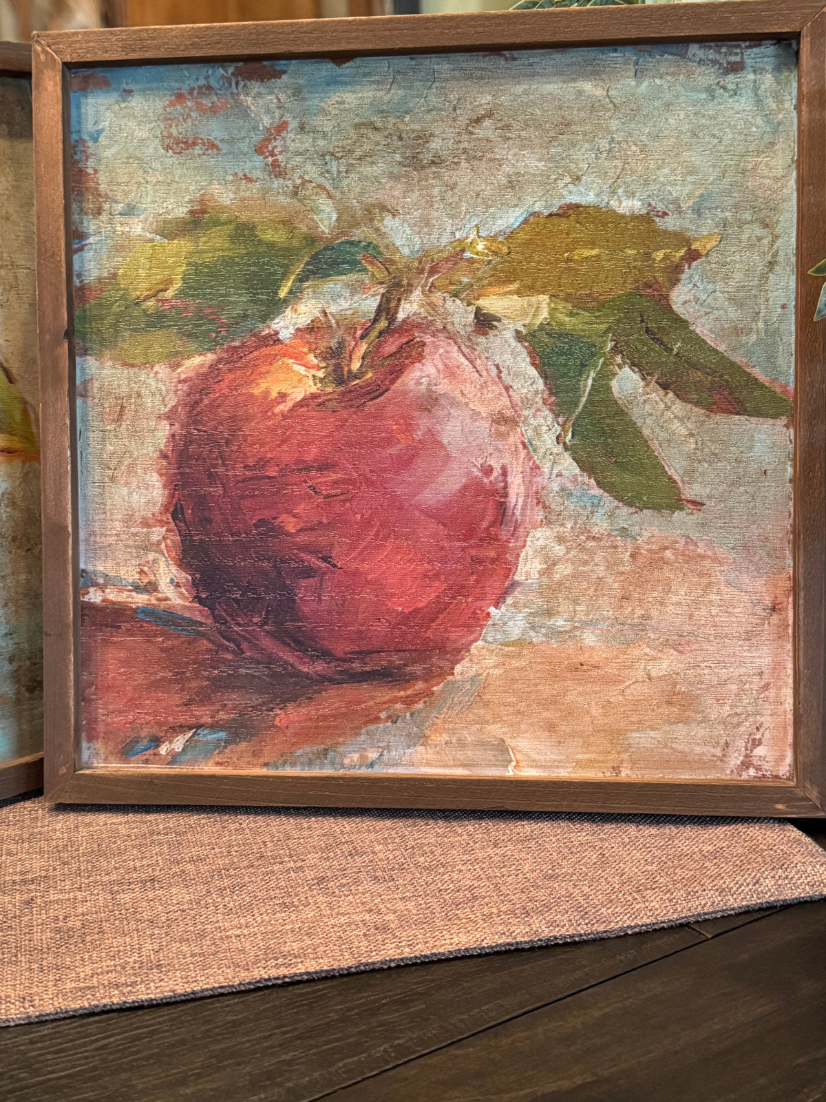 Vintage Fruit Paintings | Rustic Kitchen Wall Art | Sold Separately