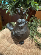 Queen Victoria Crowned Bird Figurine | Whimsical Cottagecore Shelf Decor