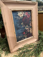 Vintage Rose Framed Art | Dusty Pink Cottagecore Wall Decor