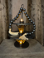 Webbed 2-tier stand