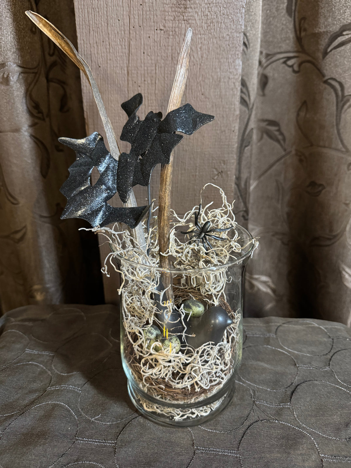 Bat-Bird glass enclosure