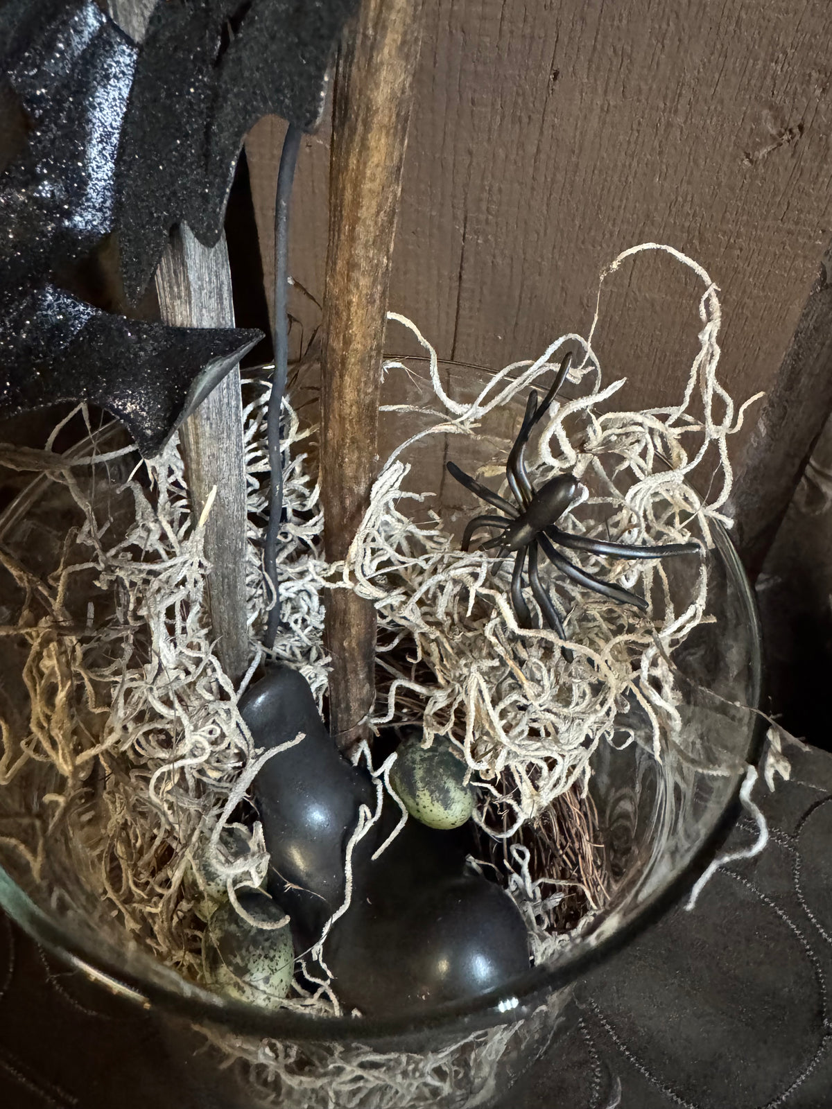 Bat-Bird glass enclosure