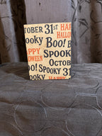 Boo Wood decore