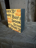 Boo Wood decore