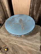 Raven in Teal Cake Tray
