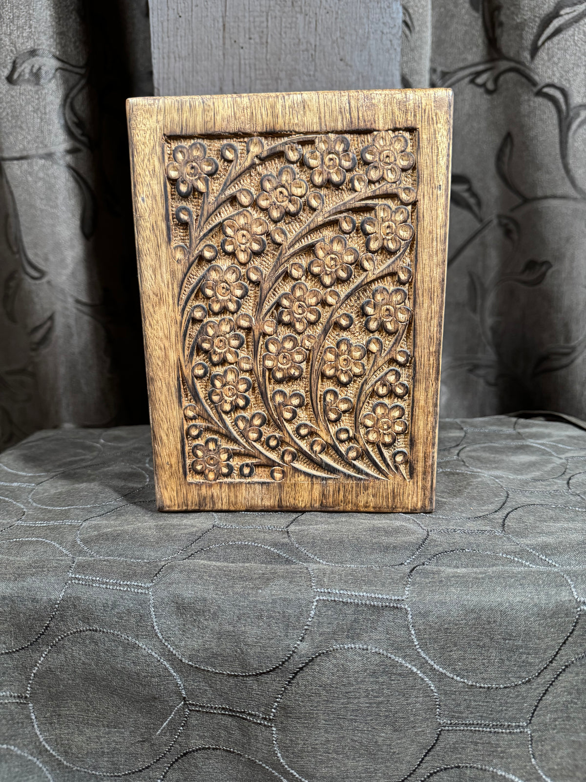 Floral Carved Box