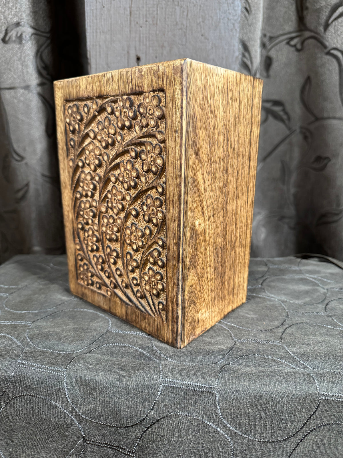 Floral Carved Box
