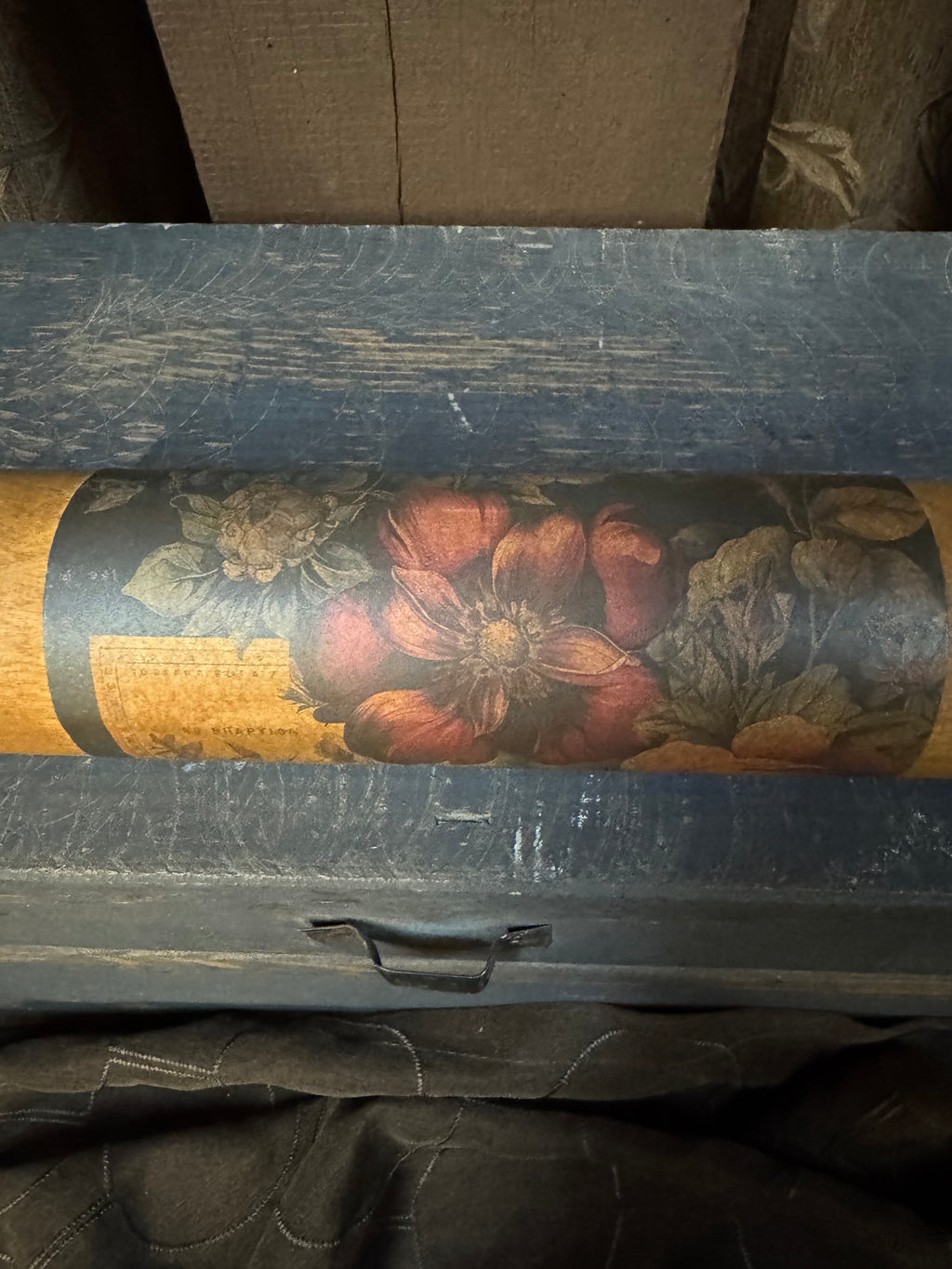 Navy-Burgundy Rolling Pin