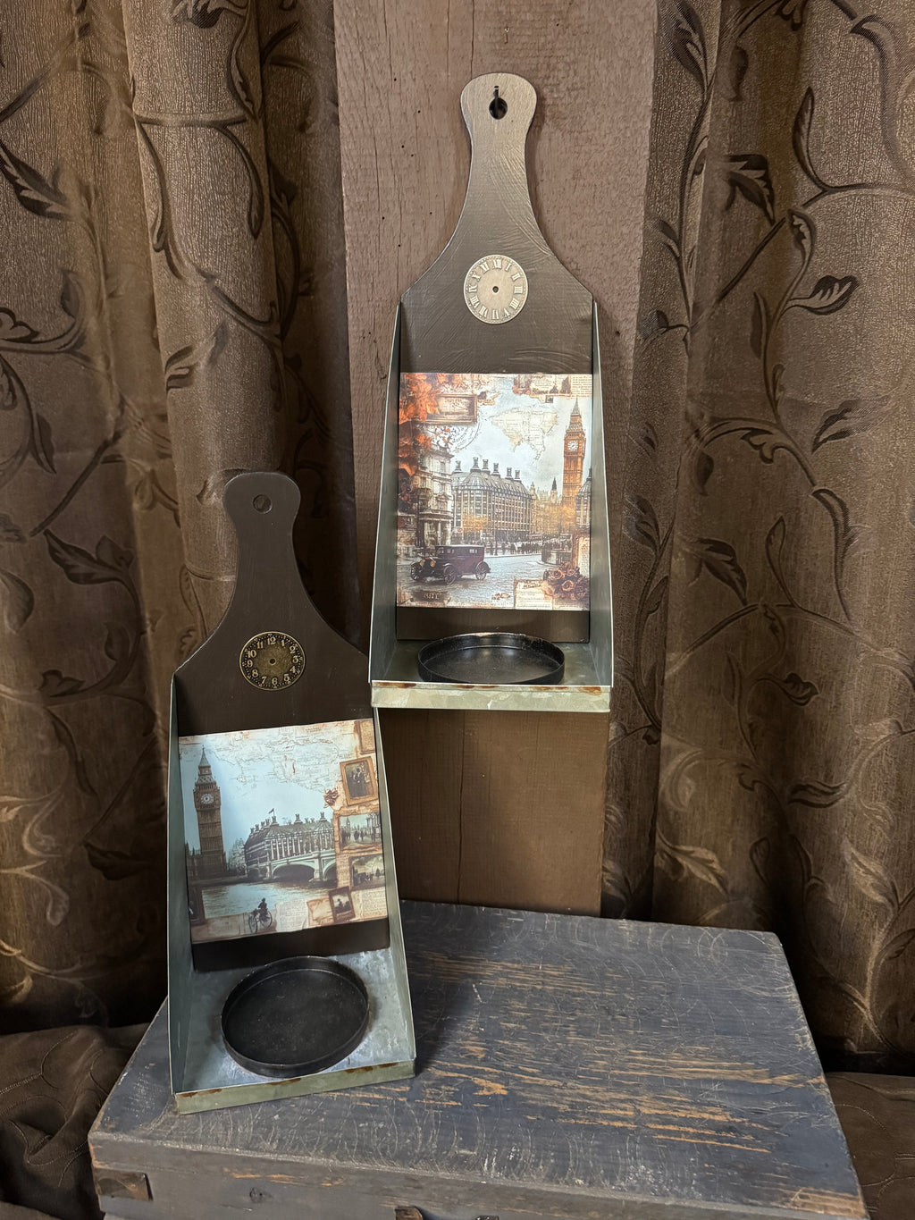 London Pillars of Time candle holders