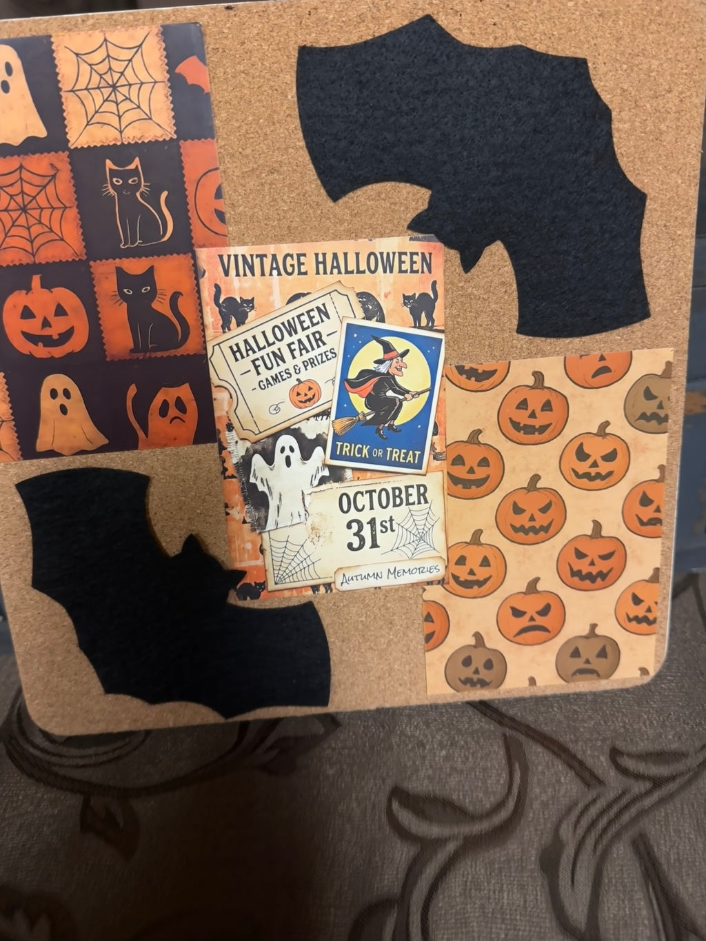 Halloween Fun Fair corkboard