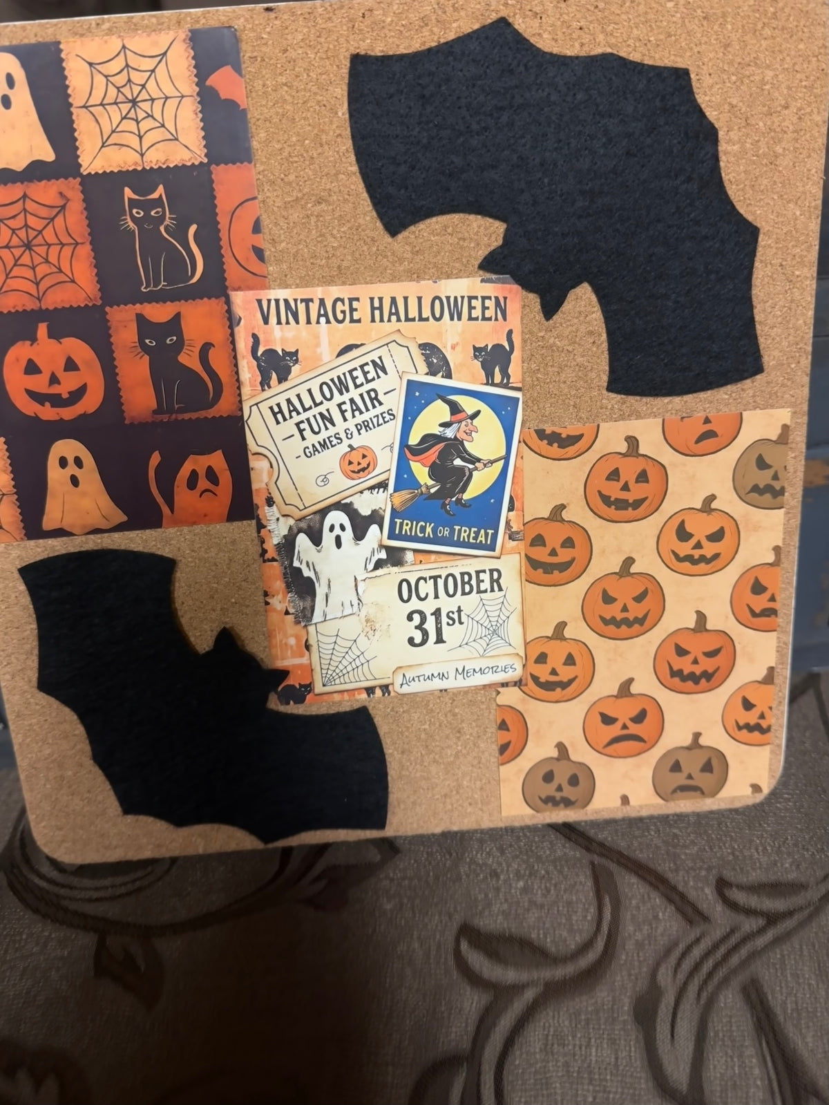 Halloween Fun Fair corkboard