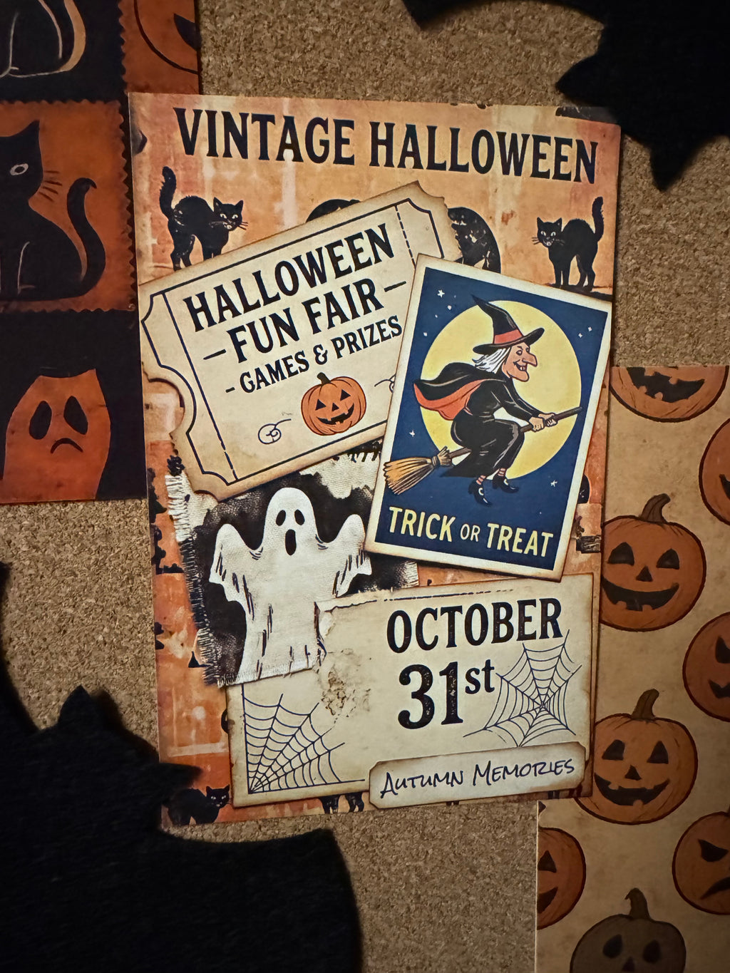 Halloween Fun Fair corkboard