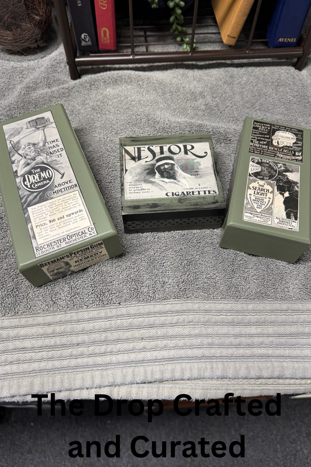 Antique Advertising Box Set | 1890s Harper's Weekly | Set of 3