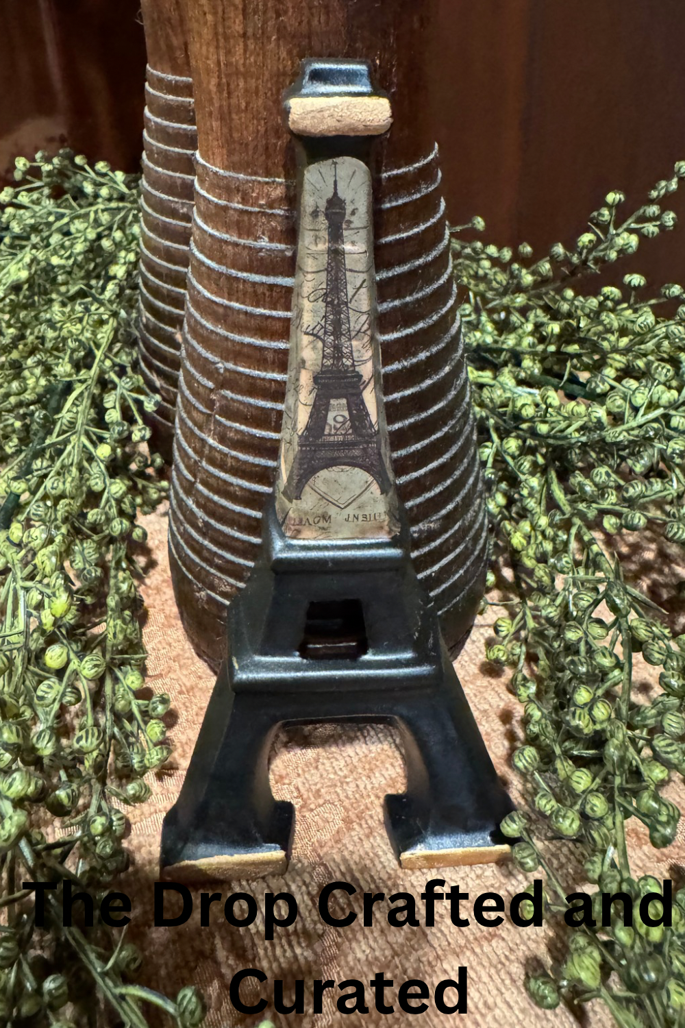 Vintage Eiffel Tower Bottle Opener | Parisian Bar Cart Decor