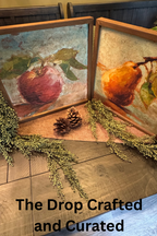 Vintage Fruit Paintings | Rustic Kitchen Wall Art | Sold Separately