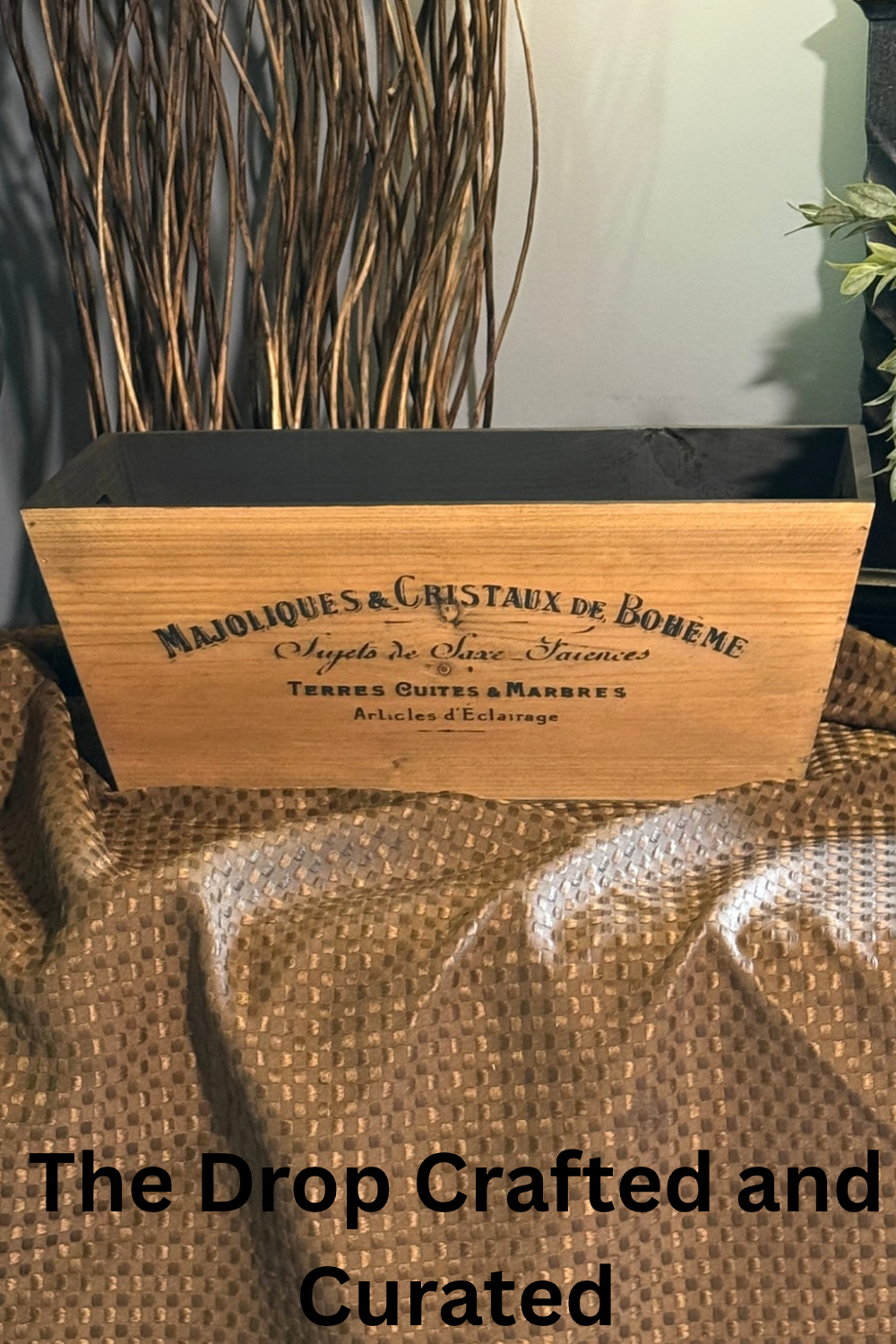 Vintage Fleur Decorative Box | Mail, Books & Plants | Cottagecore Decor